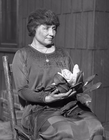 popular deaf person Helen Keller