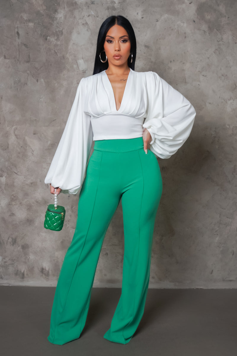Magnolia Pants - Emerald – Magnolia Fashion Wholesale