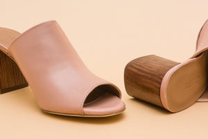 nude mule shoes