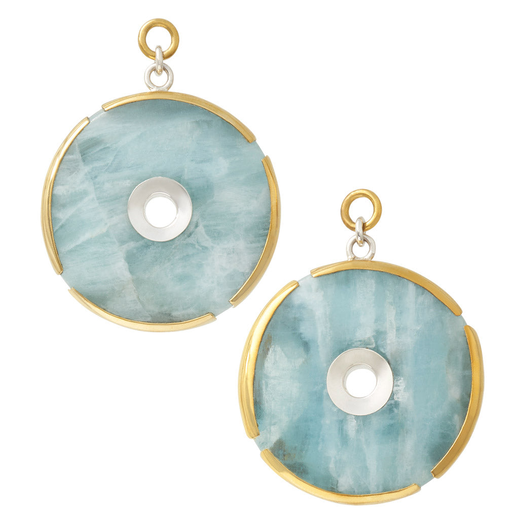 Aquamarine Hindu/Buddhist Swastika Discs – Diablo Organics