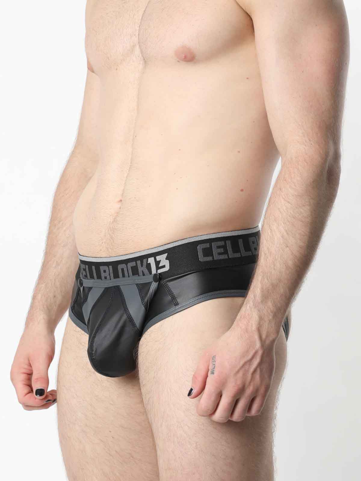 Cellblock13 Anti Chrome Brief Gray Side