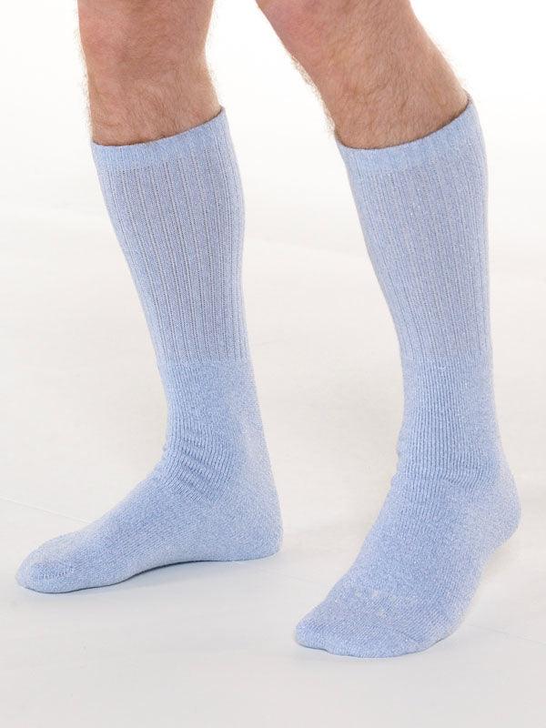 FKSPORTHalfCalfGlitterSockPastelBlueside