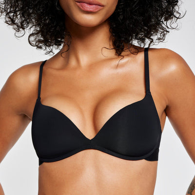 Zero-G Wirefree Lift Up Bra Black, Pepper