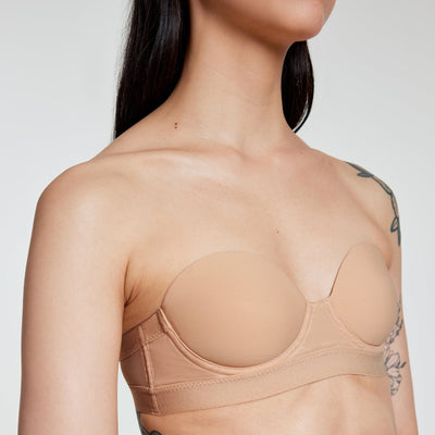 MVP Multiway Strapless Bra Buff, Pepper