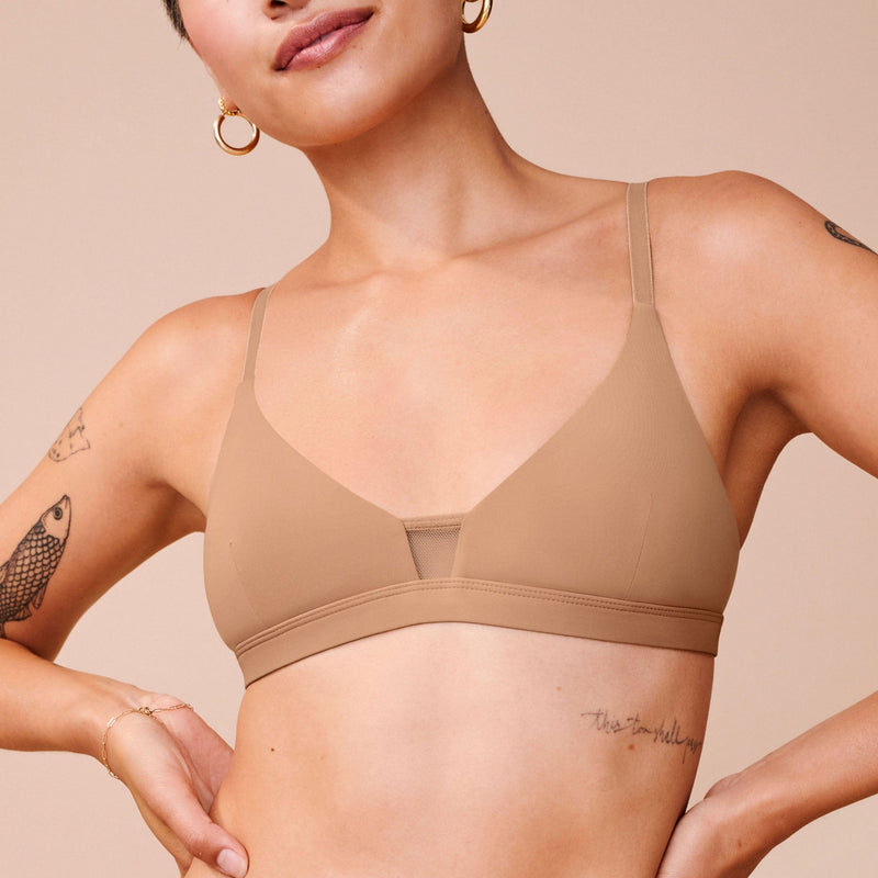 Limitless Wirefree Scoop Bra Cocoa