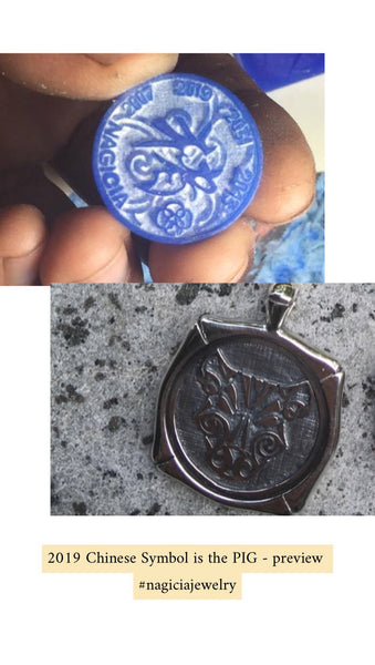 nagicia pig pendant