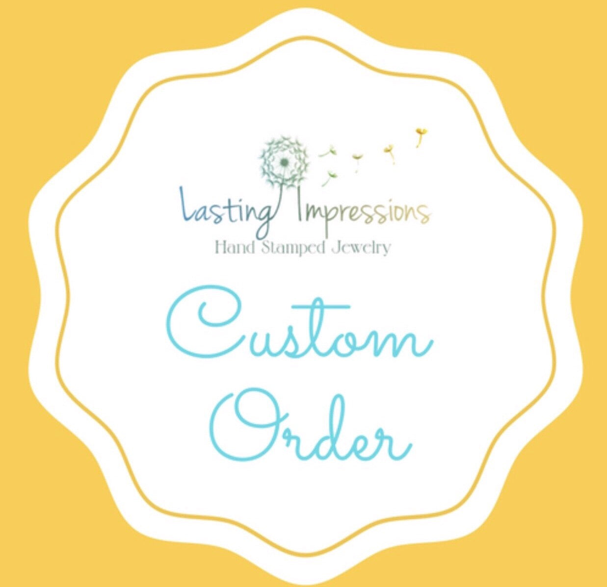 Custom order for Abbie