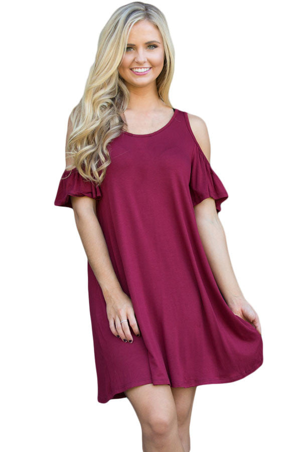 cute cold shoulder dresses