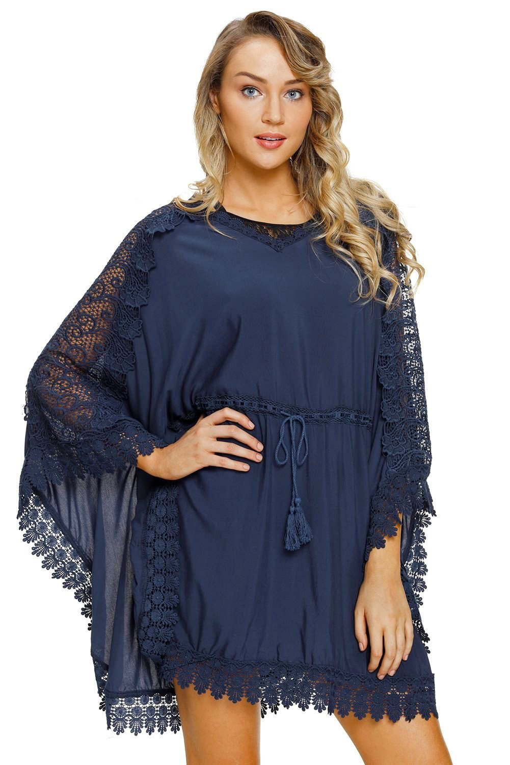 lace beach kaftan