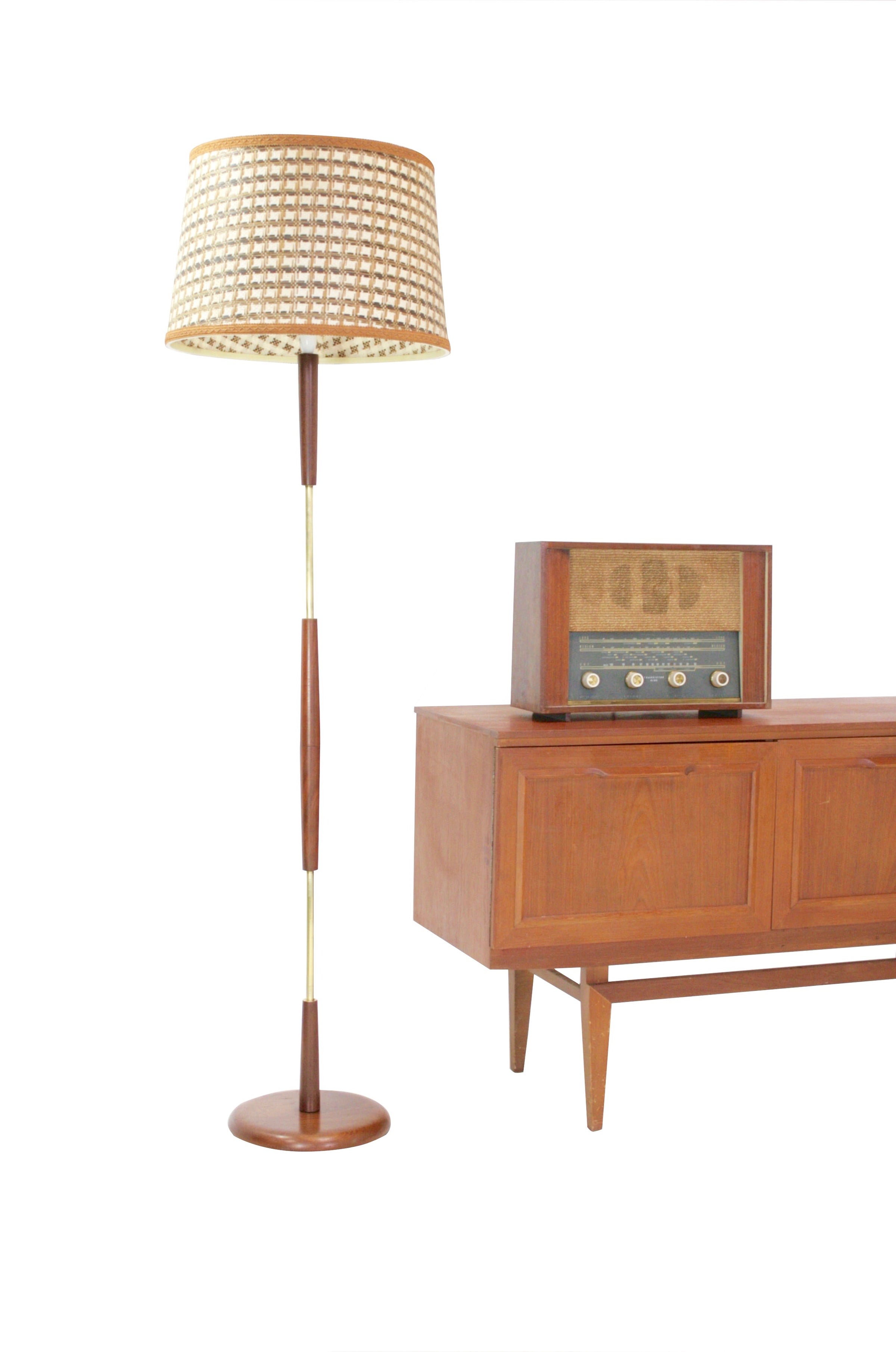 mid century standard lamp