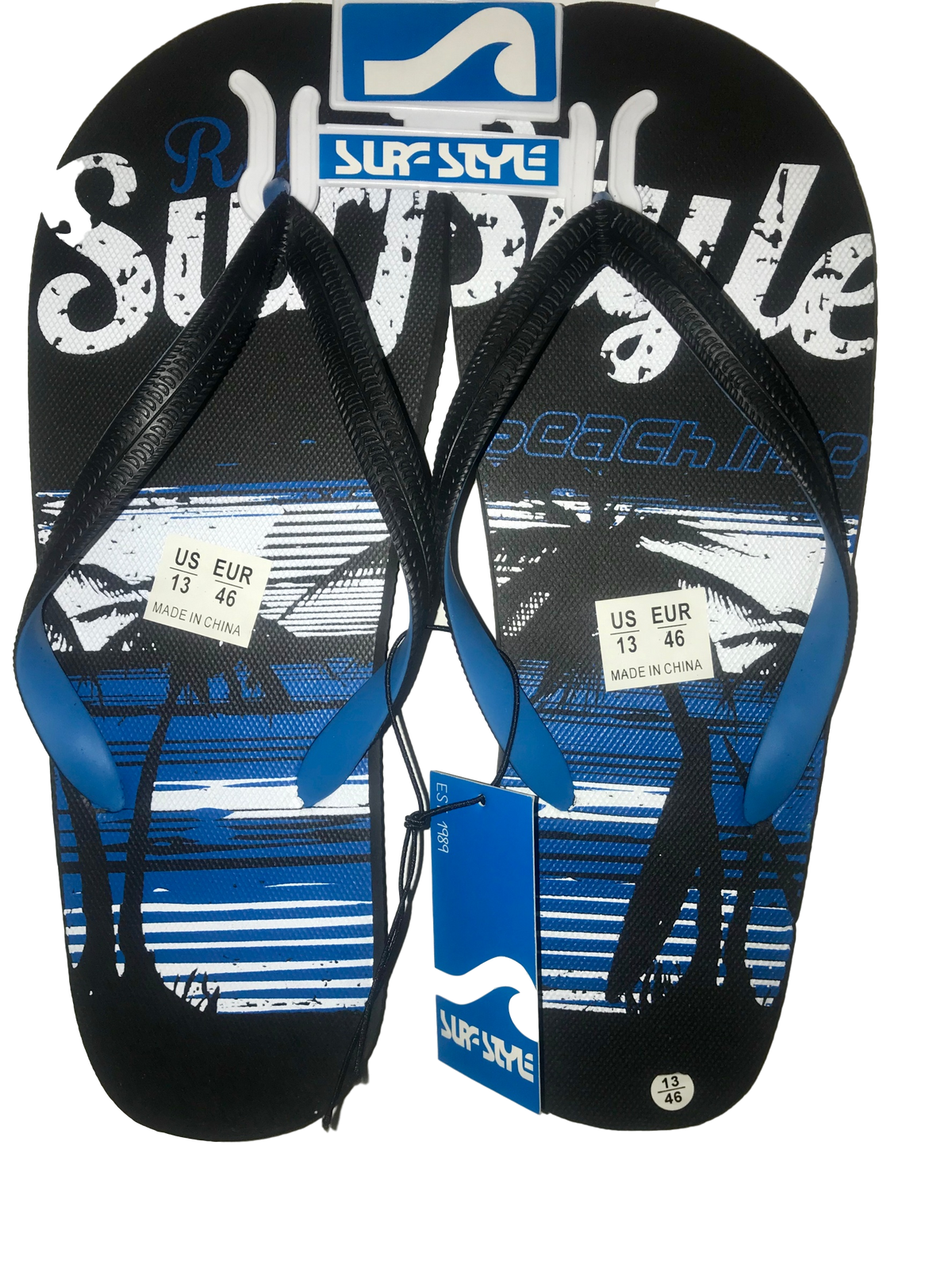 surf style flip flops