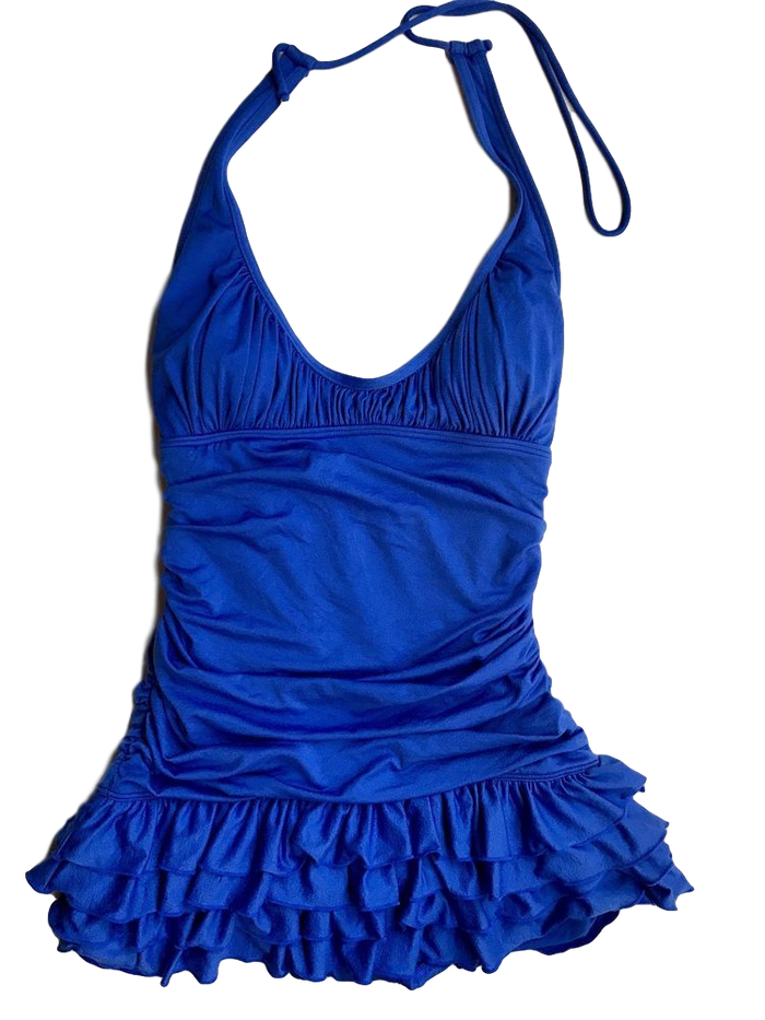 ruffle swimdress