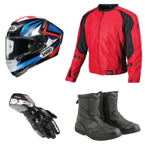 motorcycle gear package