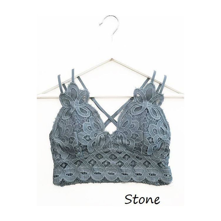 Vanilla Monkey - Scalloped Lace Cami Bralette – Synik Clothing