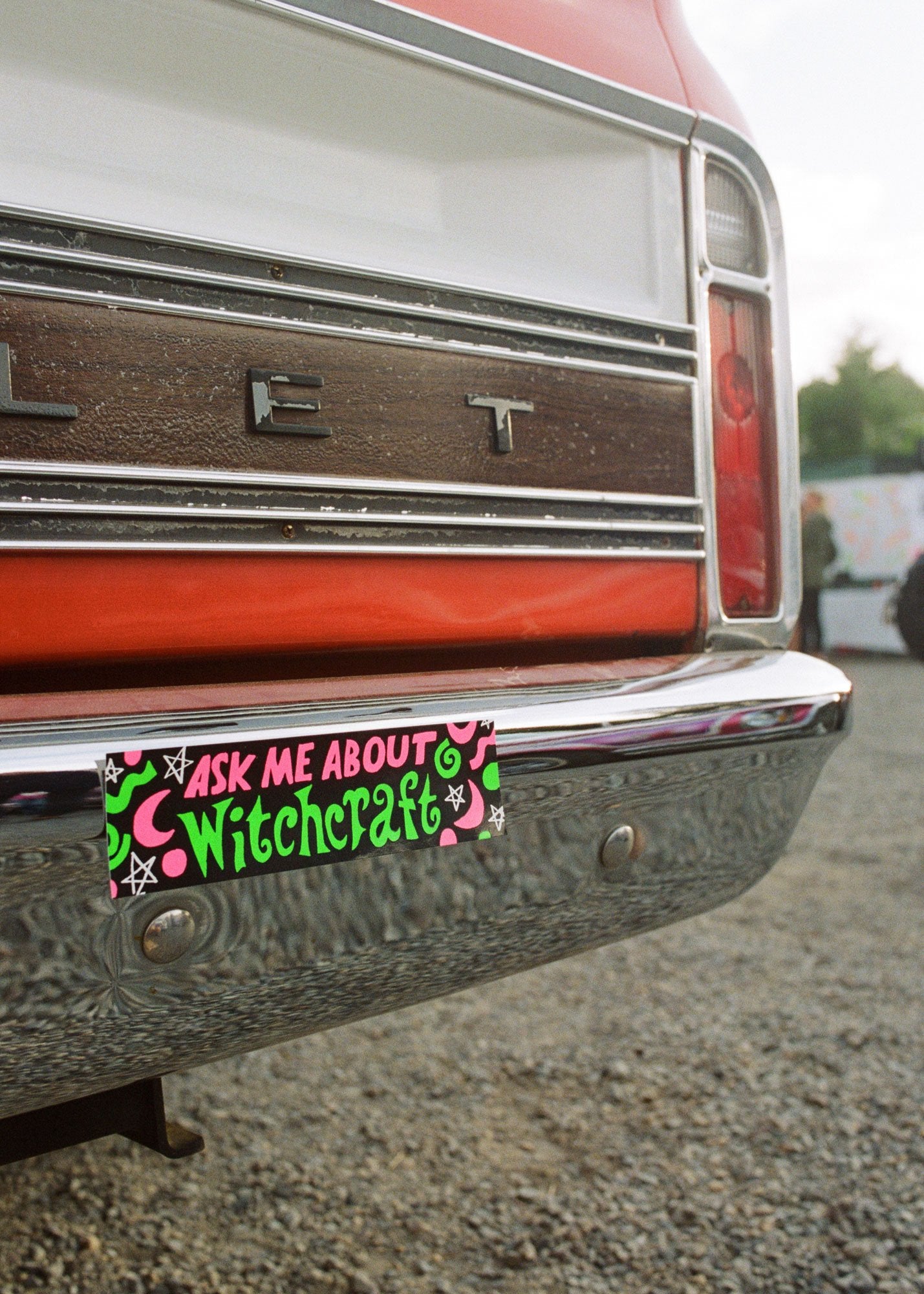 Ask Me About Witchcraft Bumper Sticker, Gentle Thrills