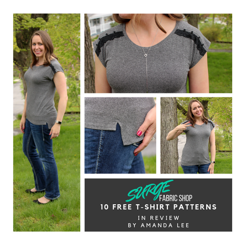 10 FREE T-Shirt Patterns - In Review | Surge Fabric Shop