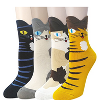 100 cotton socks women's