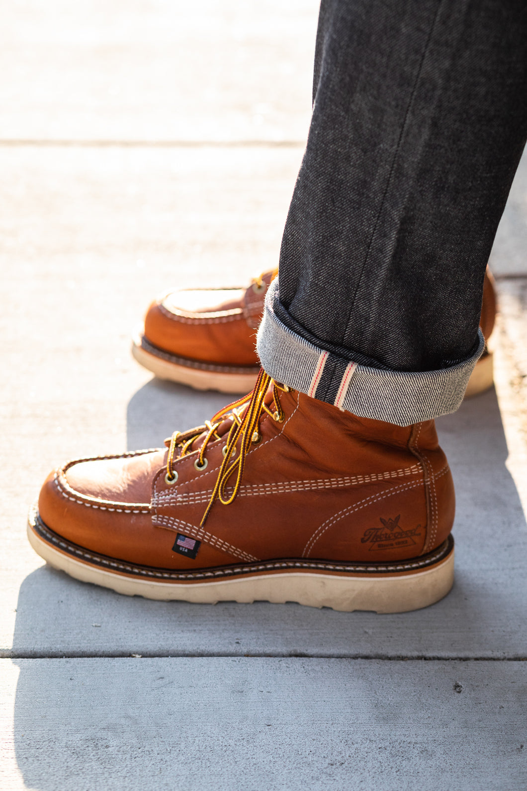 thorogood boots moc toe