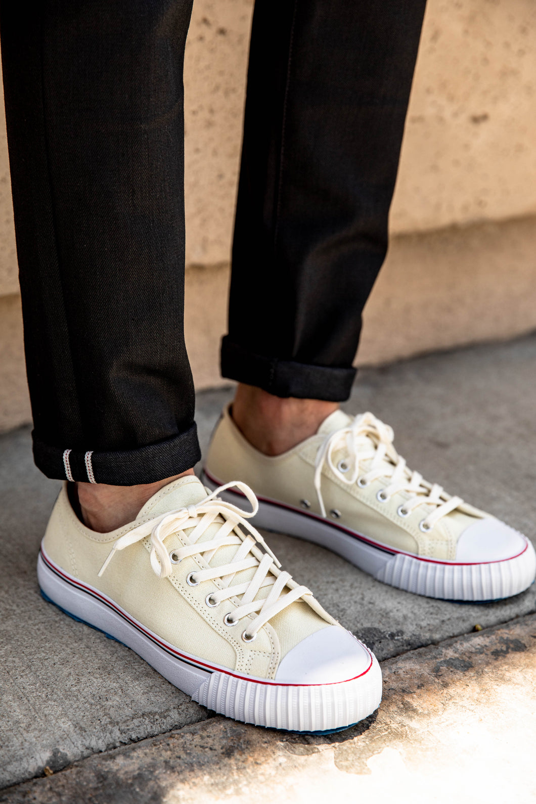 white pf flyers