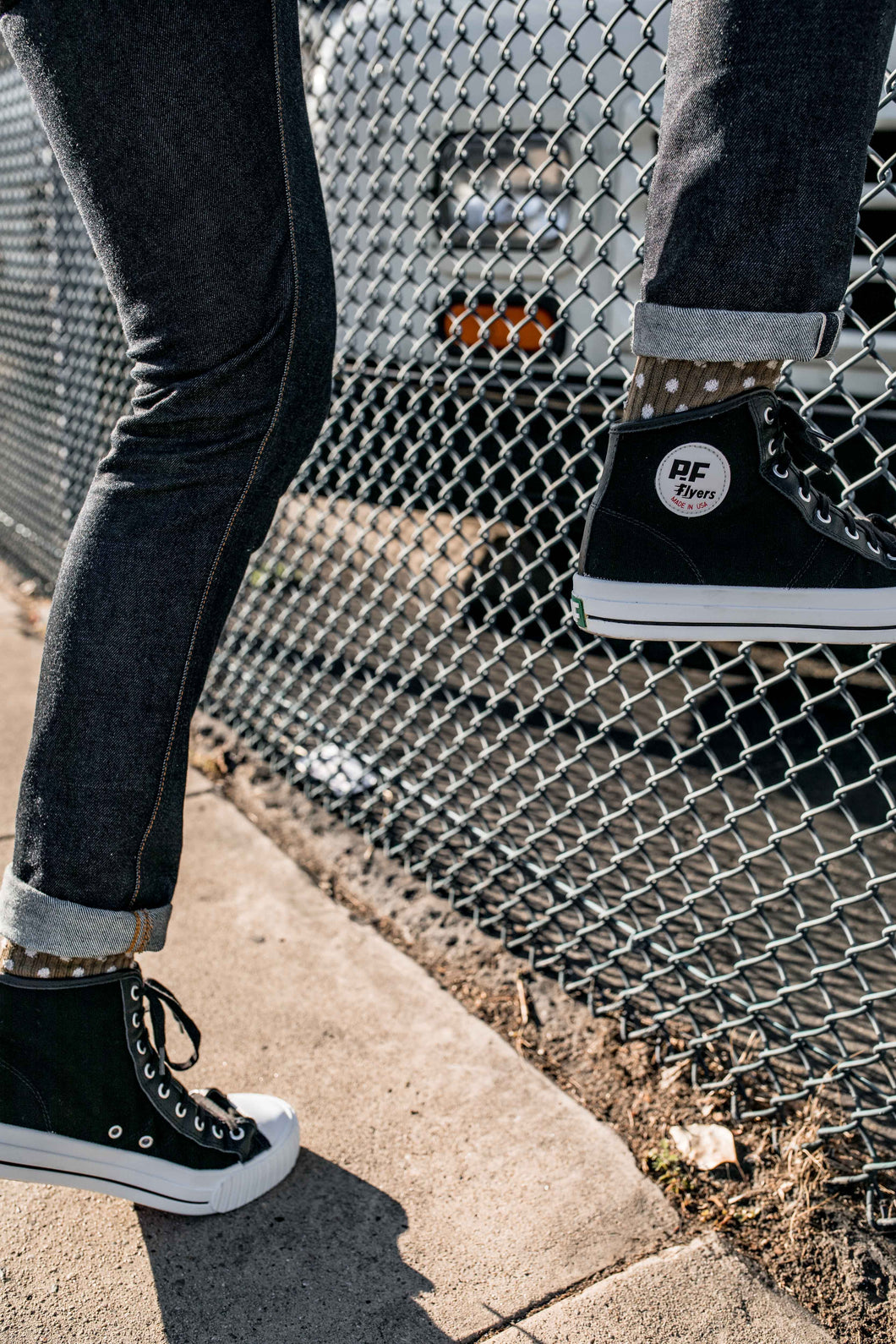 black on black pf flyers