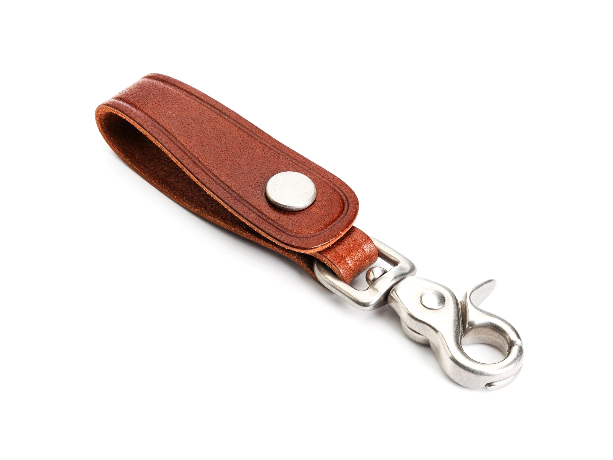 Billykirk - Leather Trucker Key Fob - Tan