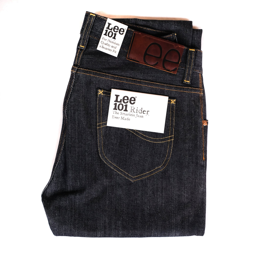 lee rider selvedge jeans