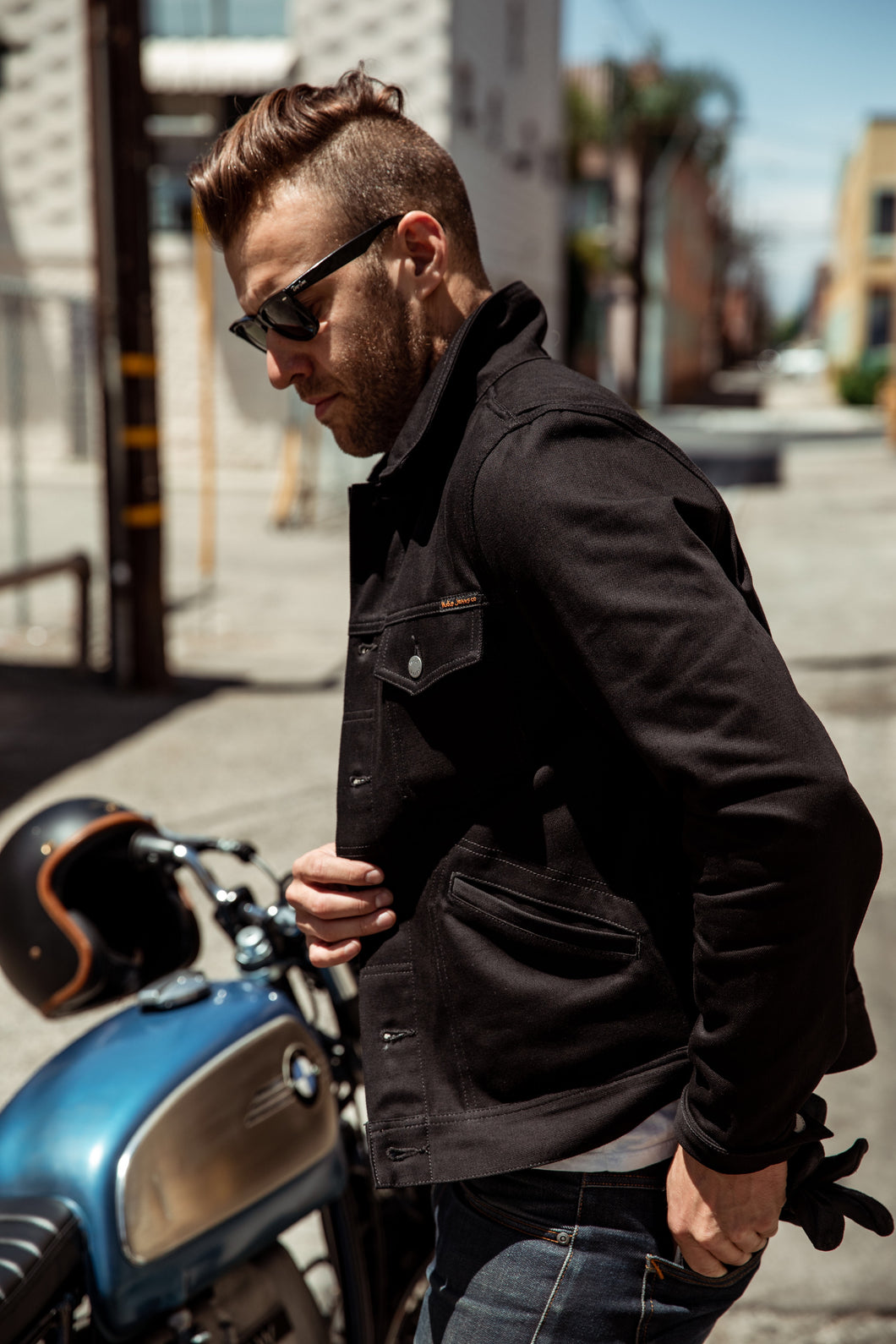 Nudie - Tommy Denim Jacket - Dry Black 