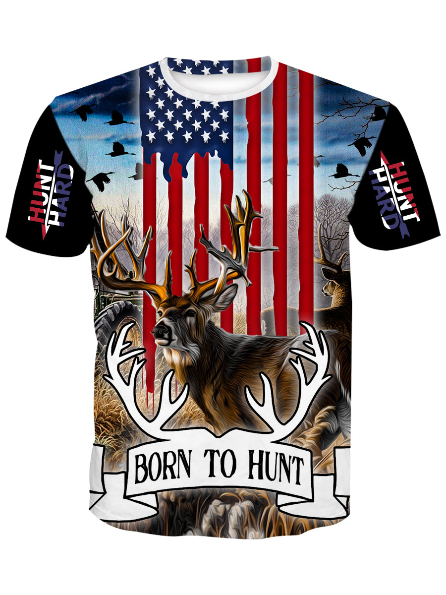 Duck Hunting T-Shirts - Men Hunting T-Shirts - 3d Hunting T-Shirts ...