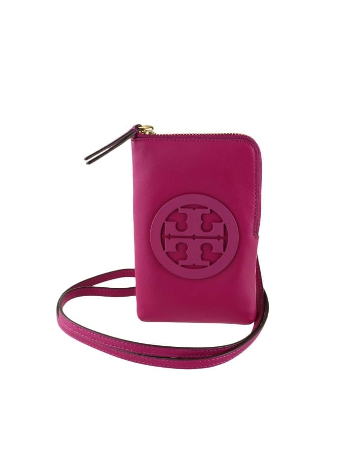 Tory Burch 52863 Charlie Cross Body Mini Phone Case Leather Handbag Pa –  Balilene