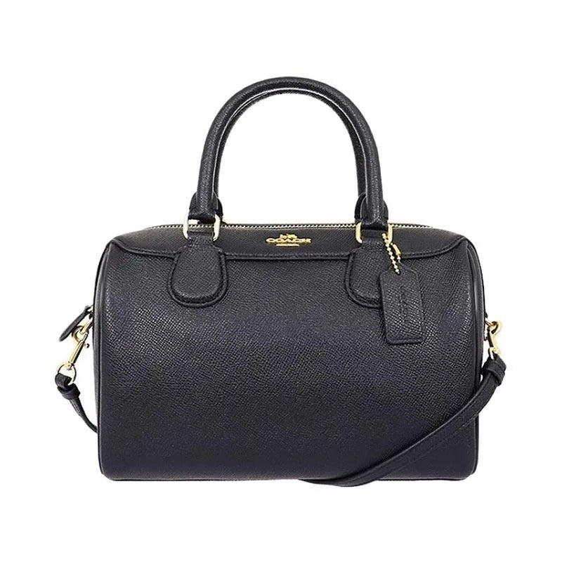 Coach F32202 Crossgrain Mini Bennett Satchel Black Leather, Balilene