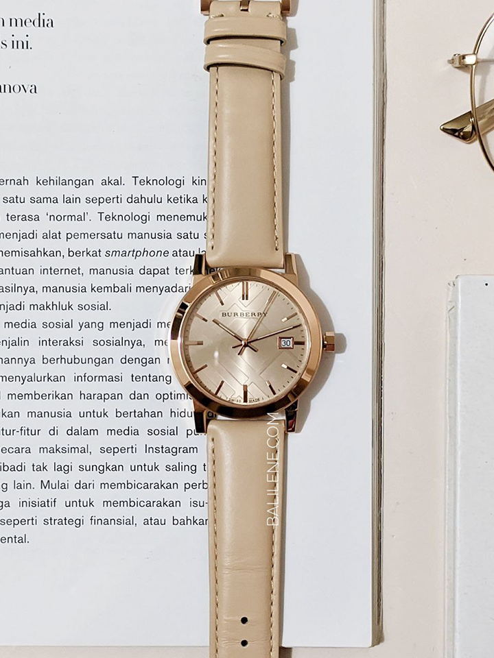 Burberry The City Watch Beige – Balilene