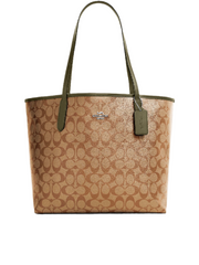 coach green ergo bag