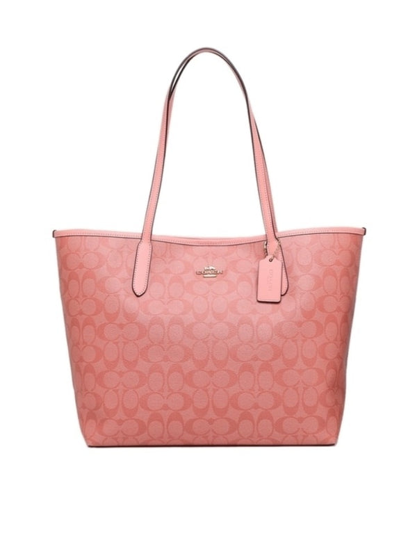 Coach 5696 City Tote Signature Candy Pink – Balilene