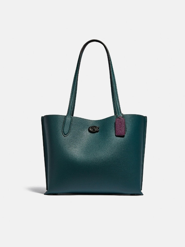 coach willow tote forest