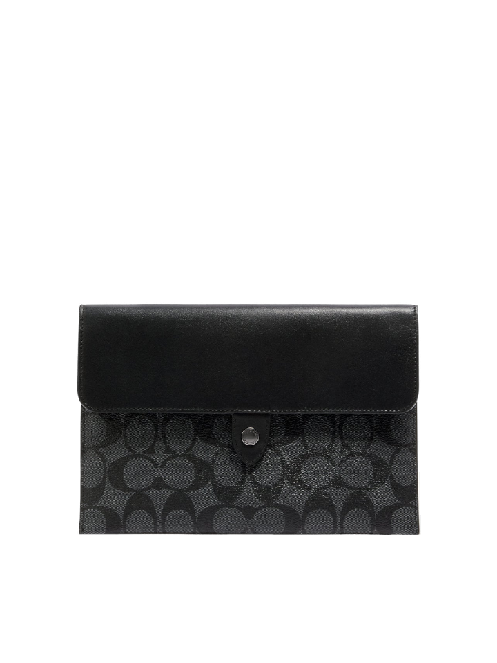 coach charcoal wallet