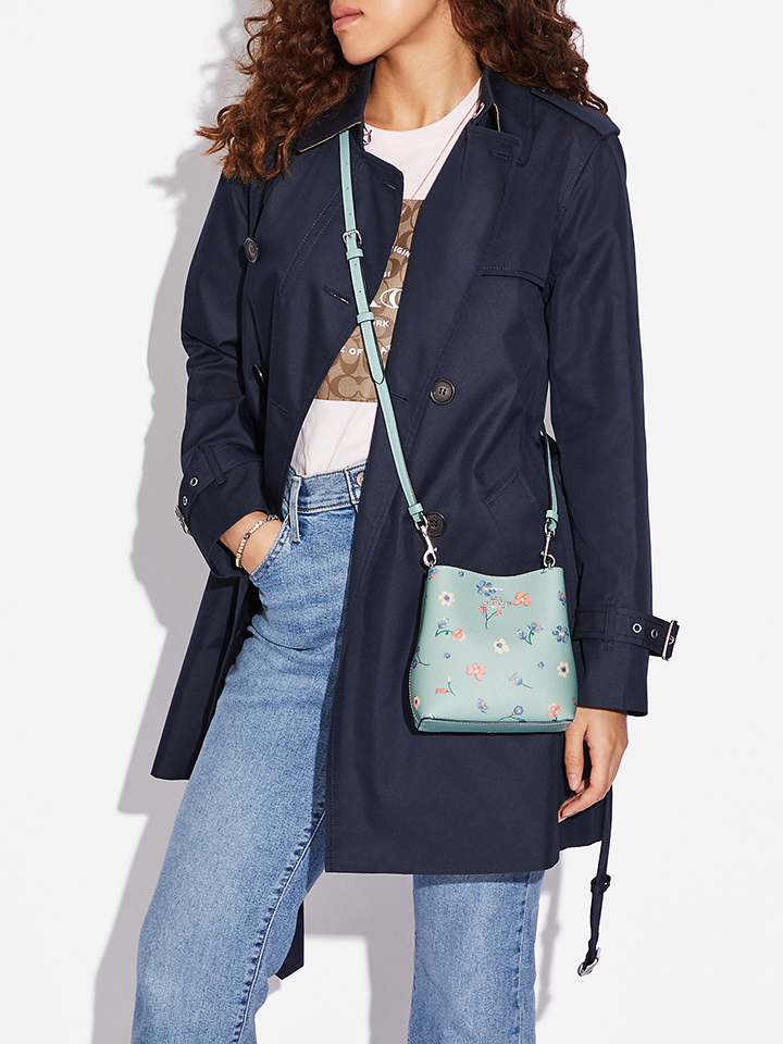 coach mini town bucket bag