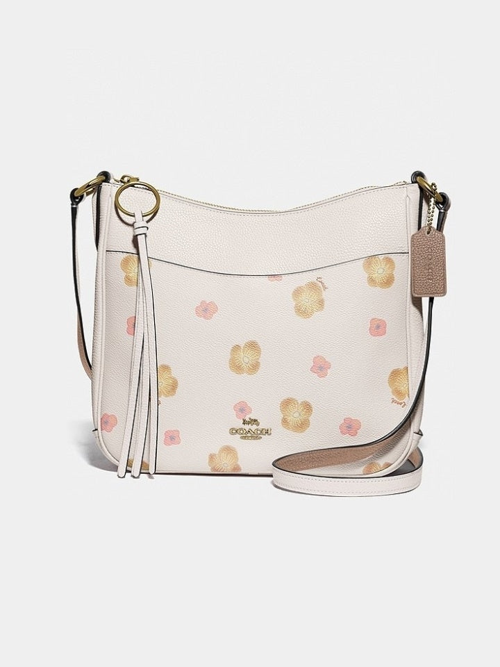 coach pansy print crossbody