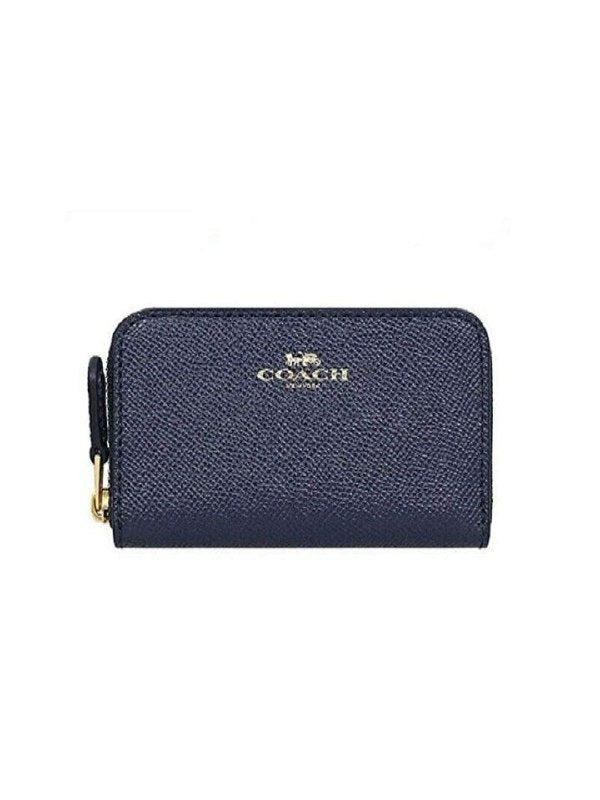 coach zip around coin case