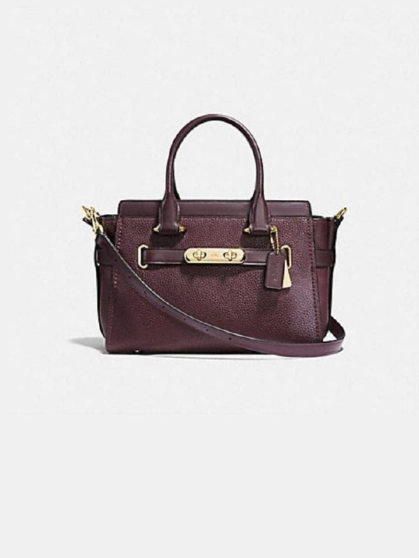 coach swagger 20 oxblood