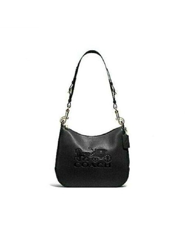 Coach F72702 Leather Jes Hobo Shoulder Black  Balilene