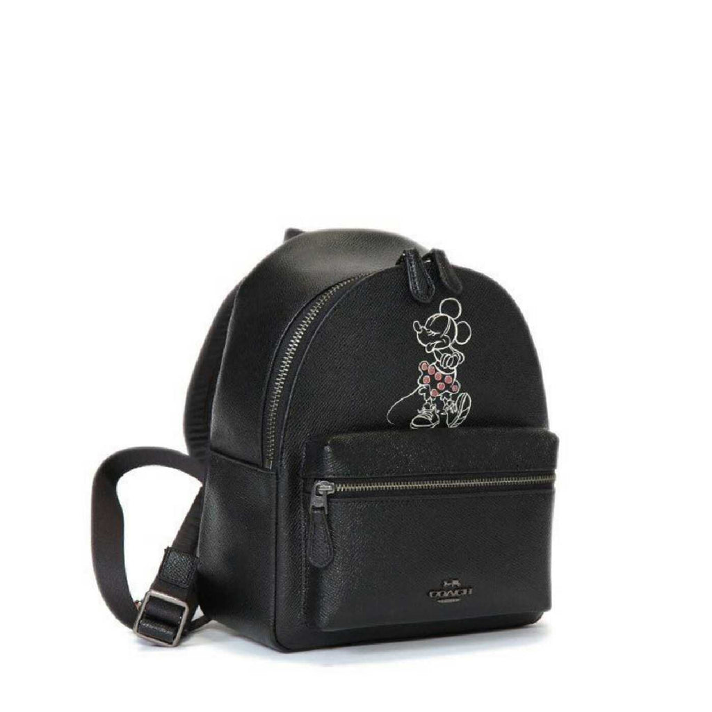 Coach F29353 X Disney Minnie Mouse Charlie Backpack Black Limited Edit –  Balilene