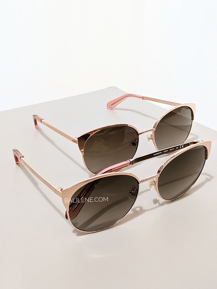 Kate Spade Kaydee Rose Gold Sunglasses – Balilene