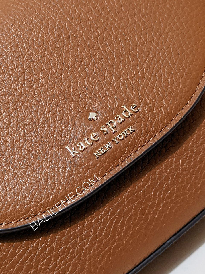 Kate Spade Leila Mini Flap Crossbody Bag Warm Gingerbread – Balilene