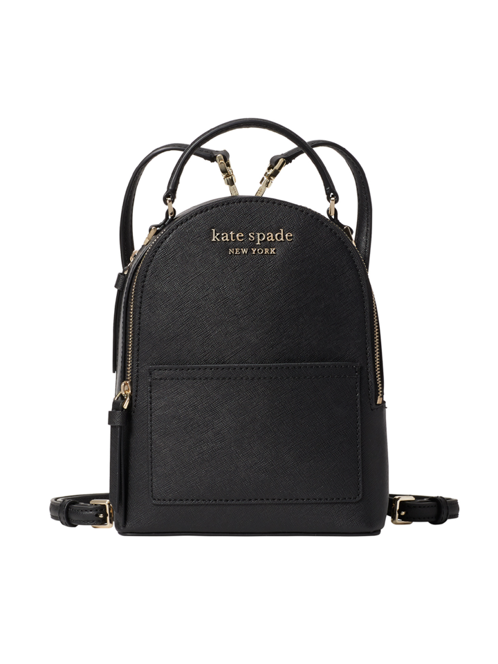 Kate Spade WKRU5984 Cameron Mini Convertible Backpack Bag Black – Balilene