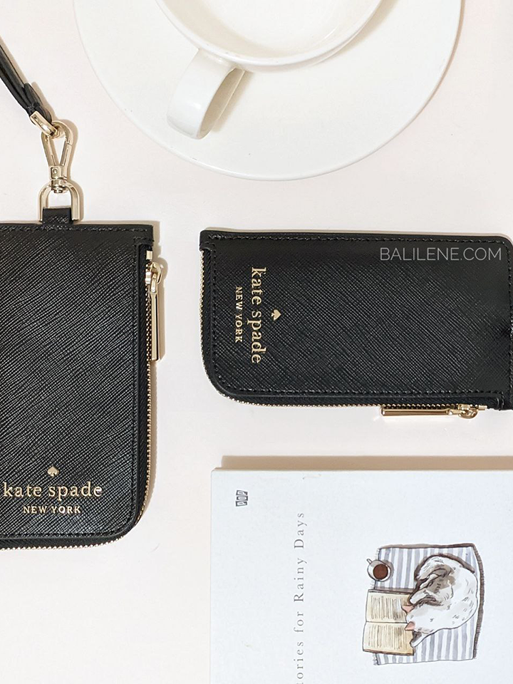 Kate Spade WLR00139 Staci Card Case Lanyard Black – Balilene