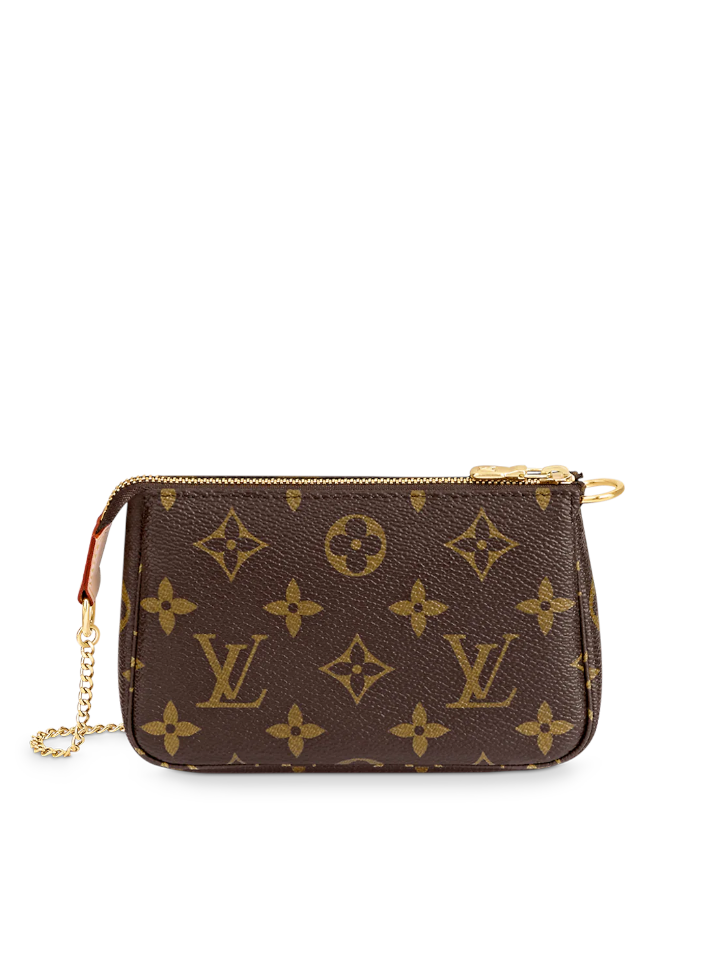 Louis Vuitton Vintage - Monogram Mini Lin Pochette Bag - Grey - Monogram  Leather Handbag - Luxury High Quality - Avvenice