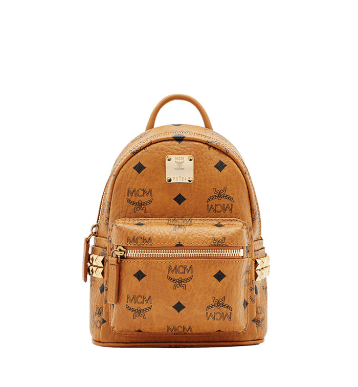 mcm rose gold backpack