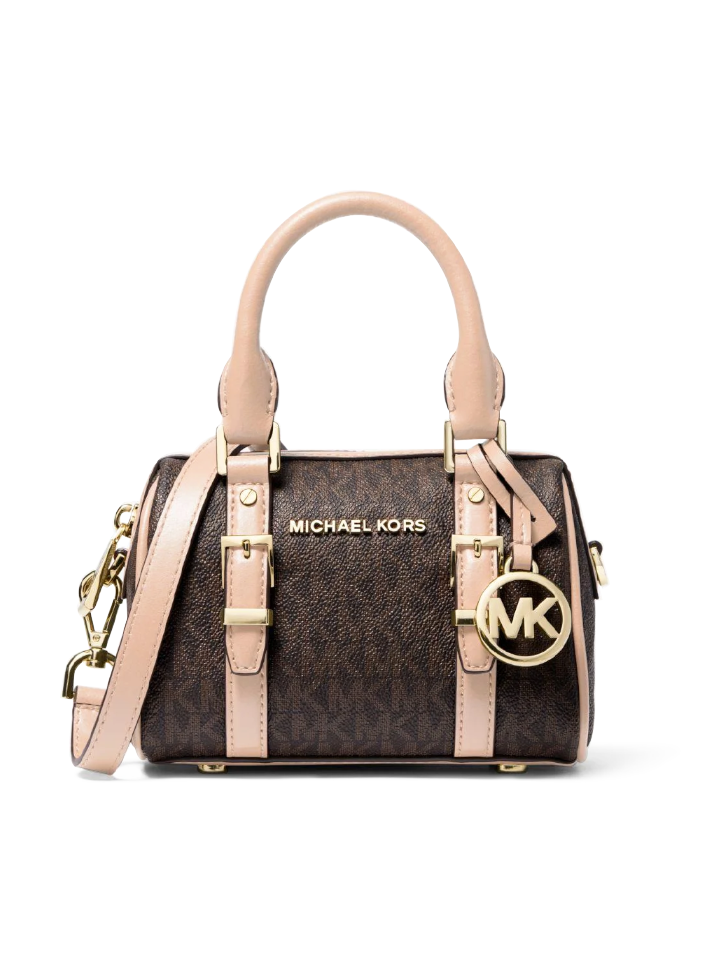 Michael Kors Bedford Legacy Extra-Small Logo Duffle Crossbody Bag Brow –  Balilene