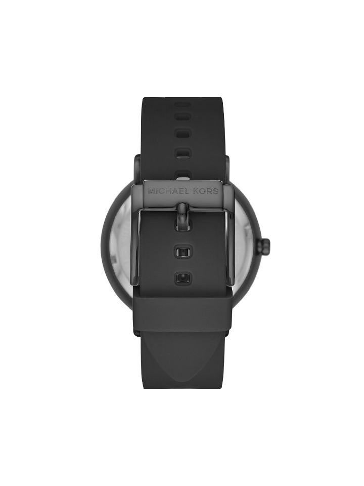 Michael Kors MK2828 Charley Three-Hand Black Silicone Watch – Balilene