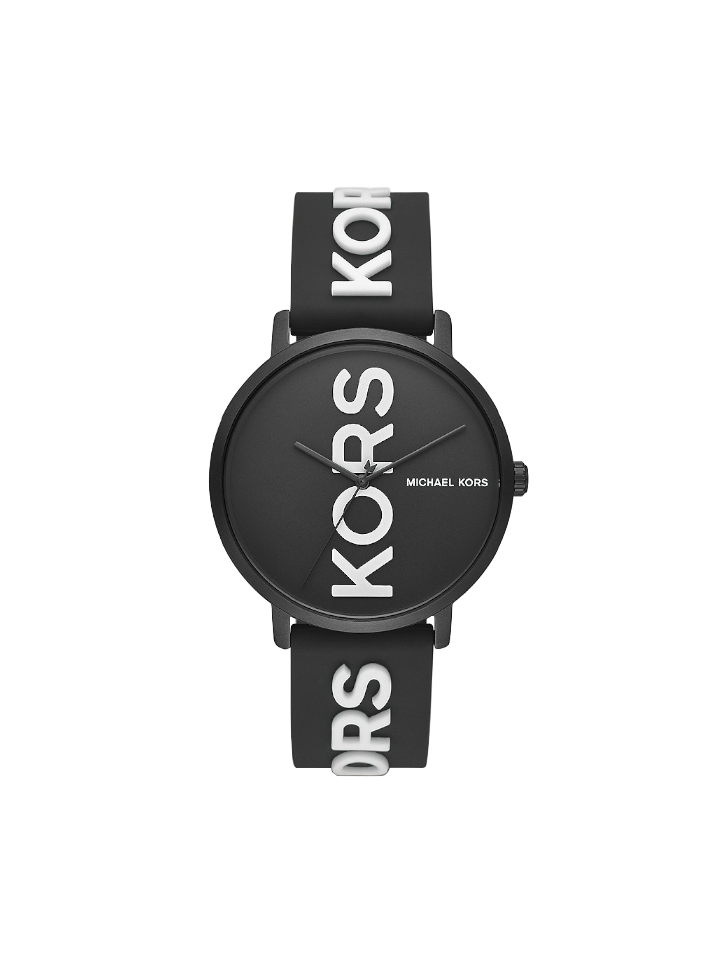 Michael Kors MK2828 Charley Three-Hand Black Silicone Watch – Balilene